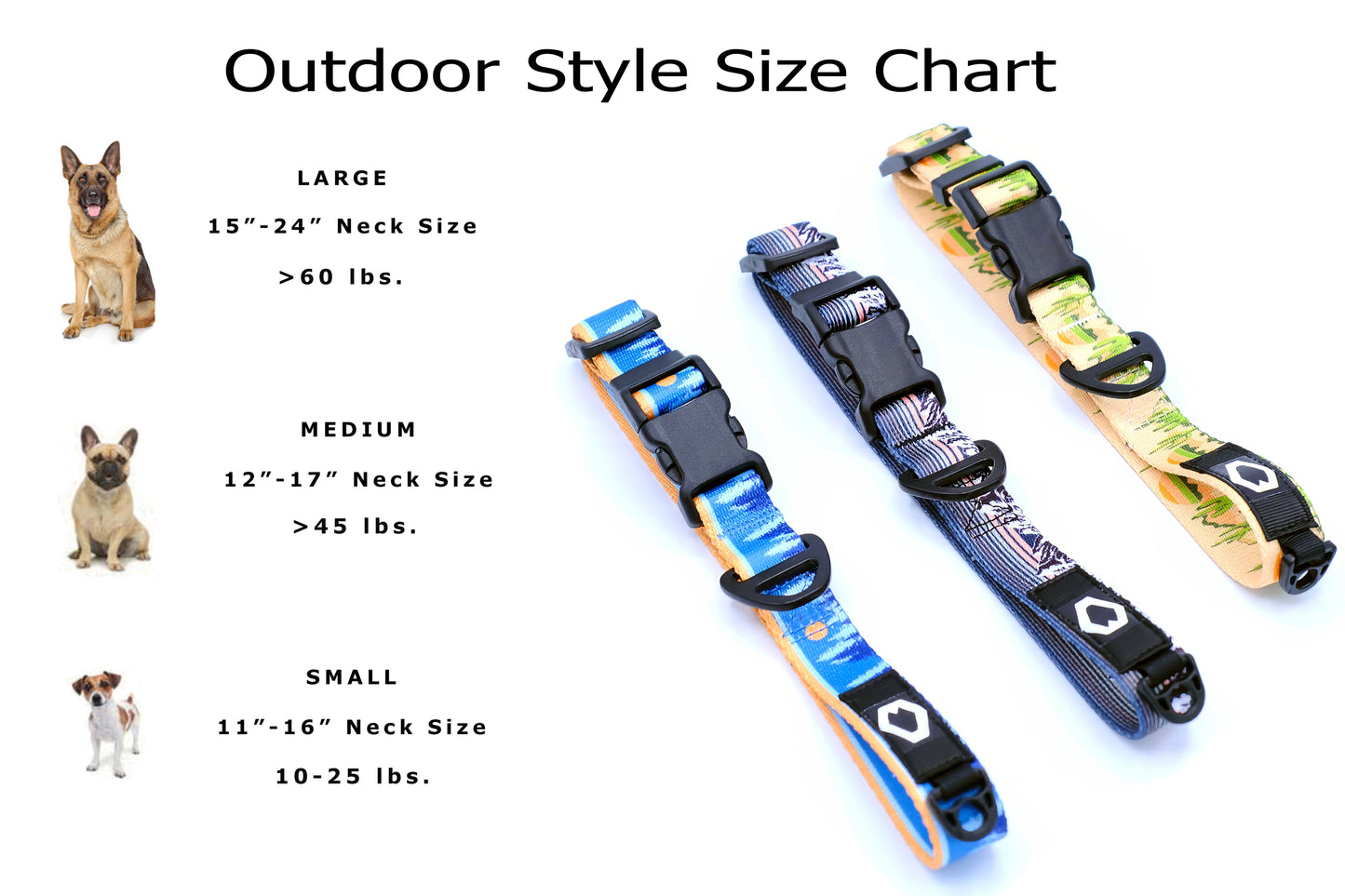 Outdoor Style Nylon Dog Collar