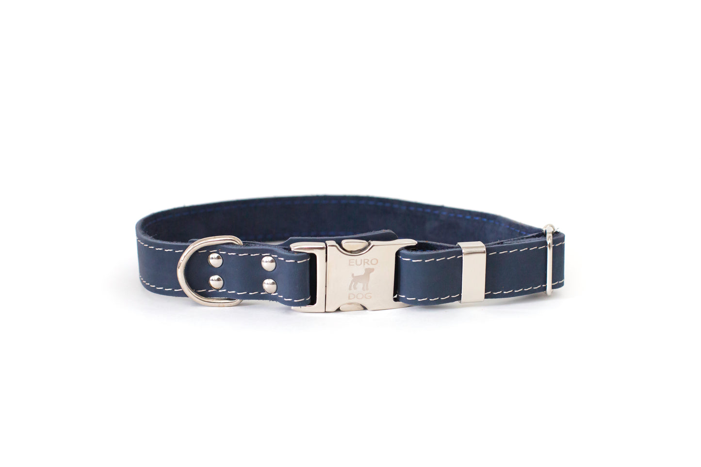 Quick-Release Style Leather Collar and Leash Set