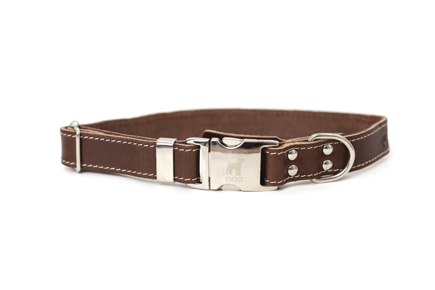 Quick-Release Style Leather Collar and Leash Set