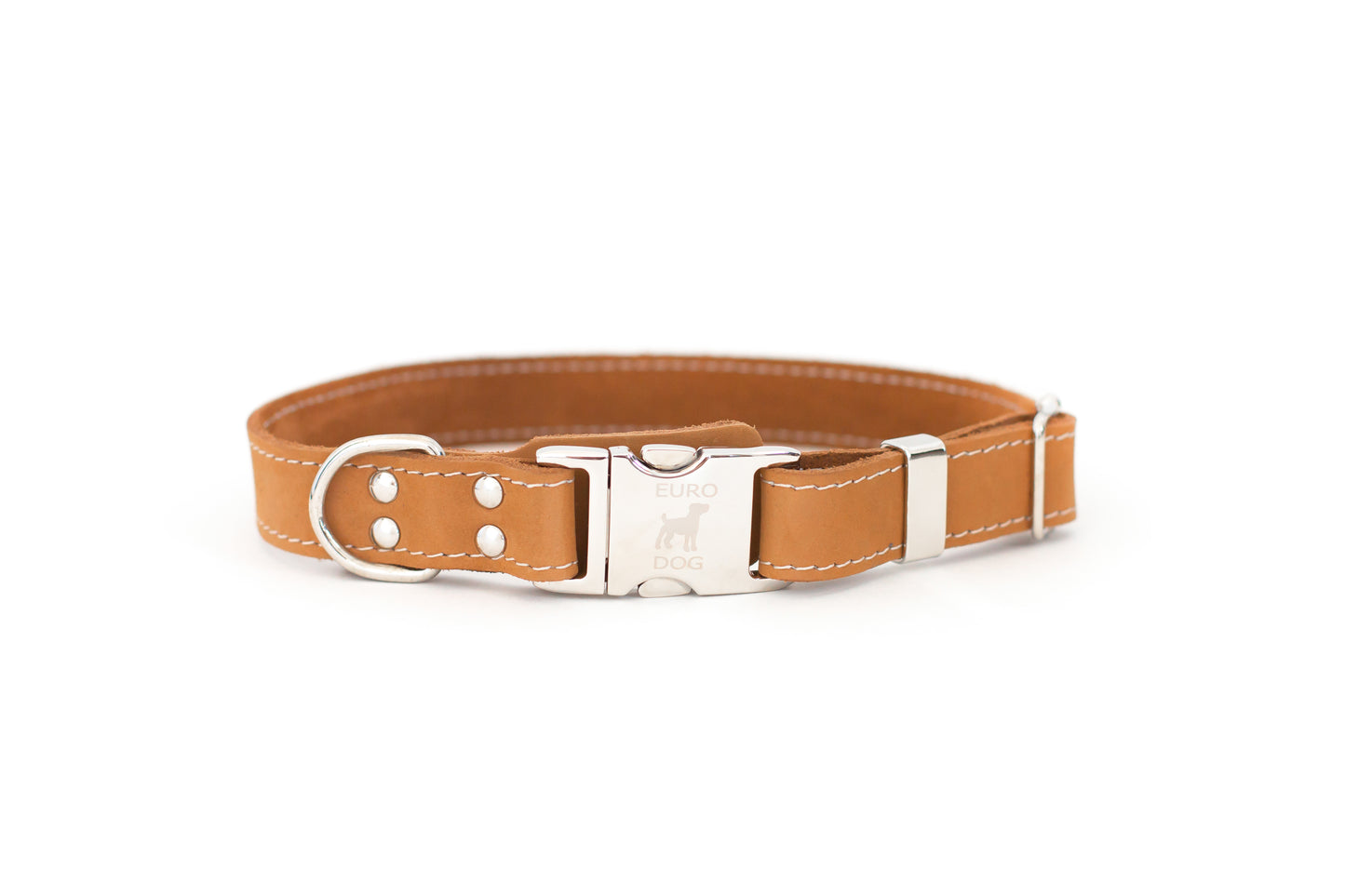 Quick-Release Style Leather Collar and Leash Set