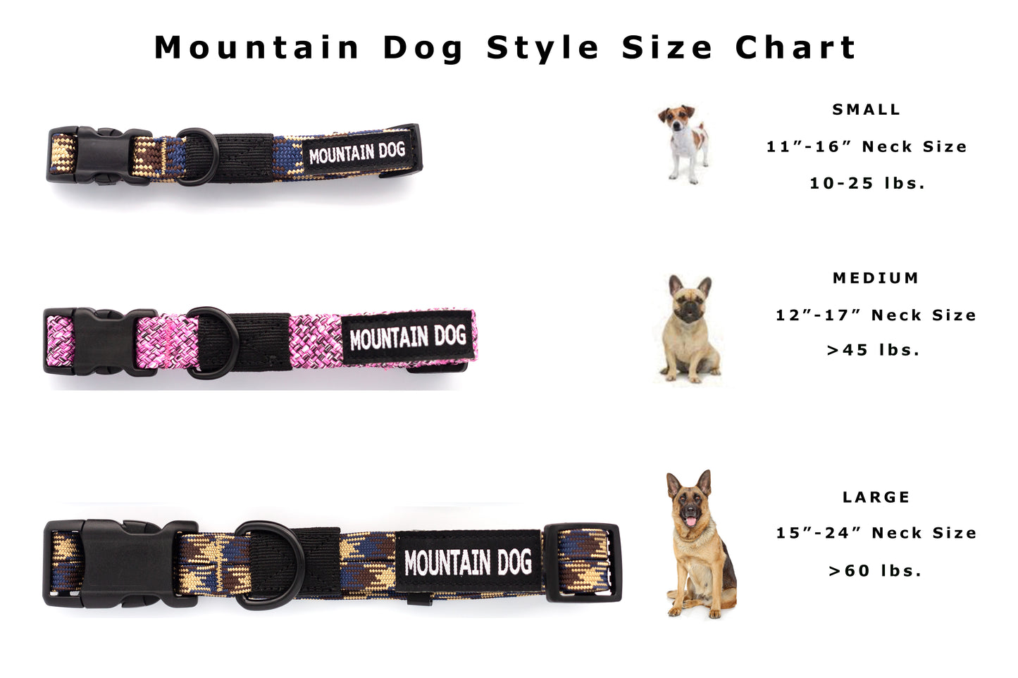 Adventure Style Mountain Argyle Climbing Rope Dog Collar