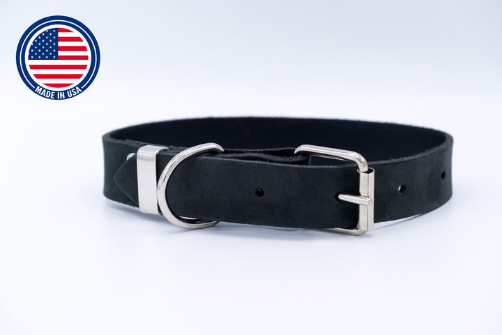 Zen Style Soft Leather Euro Dog Collar