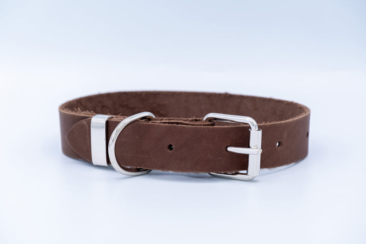 Zen Style Soft Leather Euro Dog Collar