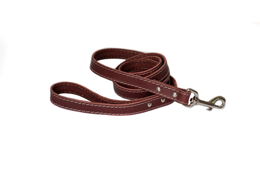 Traditional Chocolate Leather Leash