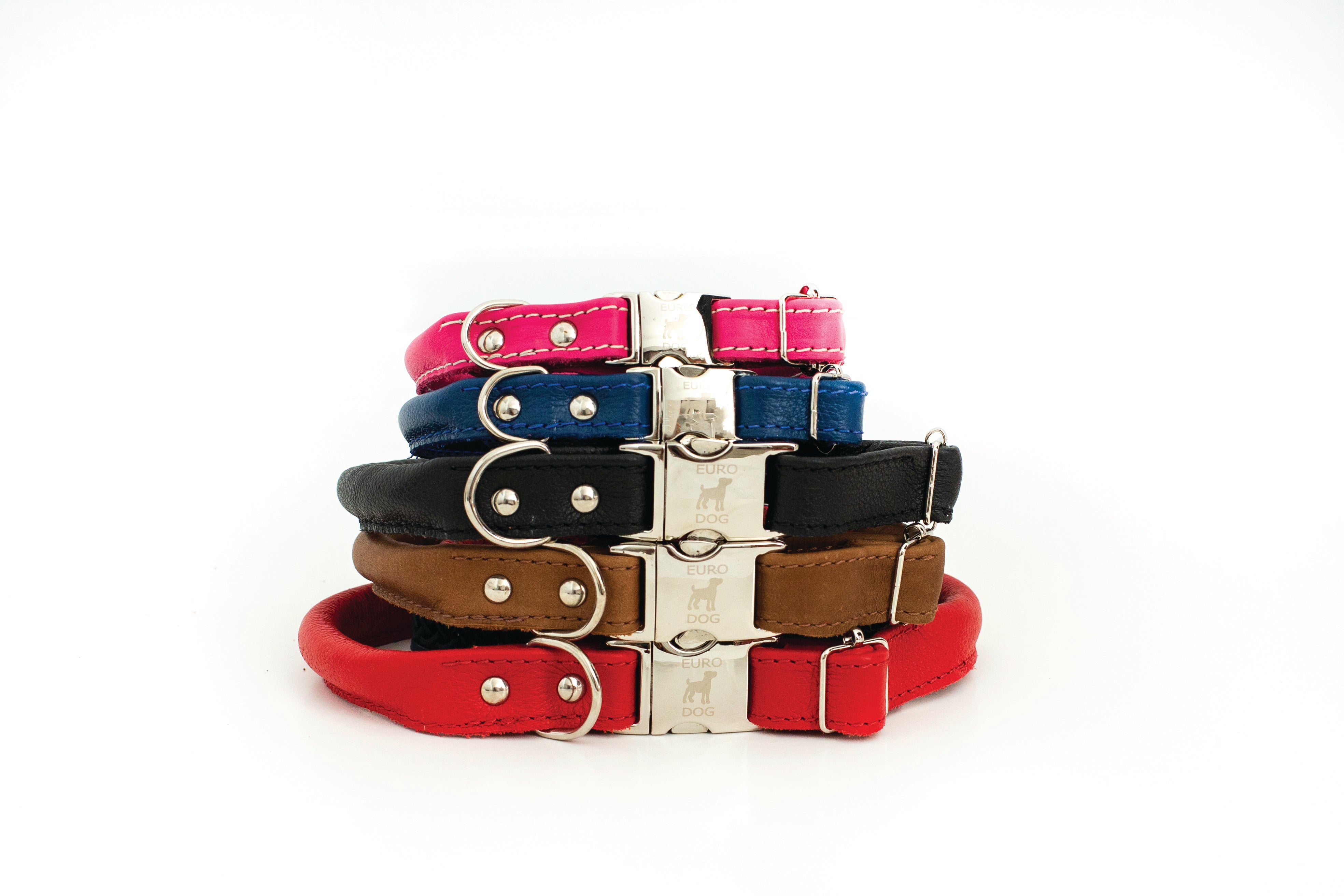 Leather quick release dog collar best sale